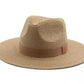 Cutely Covered Straw Fedora Hat