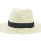 Cutely Covered Straw Fedora Hat